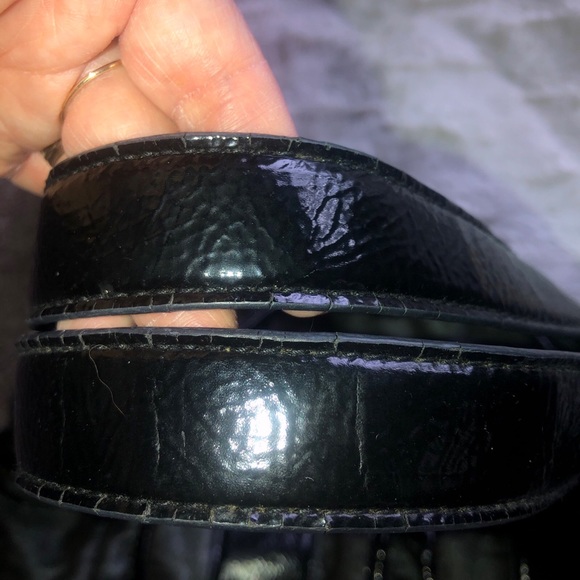 Kenneth Cole Reaction satchel bag metallic look fabric - Picture 12 of 14